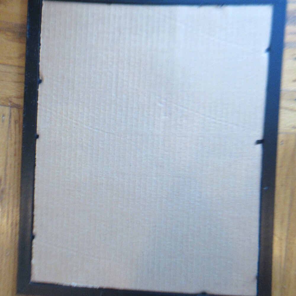 One Large Black Frame, 15.5" x 12.25"